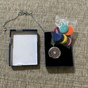 Essential oil necklace never used never worn
